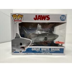 Funko POP Movies: Jaws Great White Shark Vinyl Figure 6", Model 758 New in Box